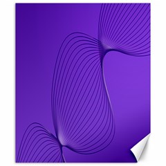 Twisted Purple Pain Signals Canvas 20  X 24  (unframed)