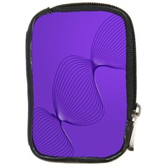 Twisted Purple Pain Signals Compact Camera Leather Case by FunWithFibro