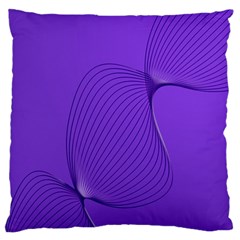 Twisted Purple Pain Signals Standard Flano Cushion Case (one Side) by FunWithFibro