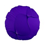 Twisted Purple Pain Signals 15  Premium Flano Round Cushion  Front