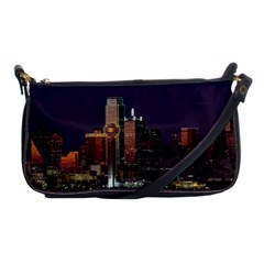 Dallas Skyline At Night Evening Bag by StuffOrSomething