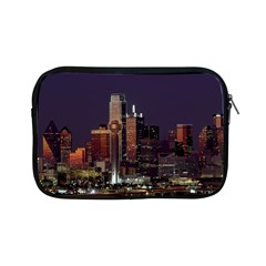 Dallas Skyline At Night Apple Ipad Mini Zippered Sleeve by StuffOrSomething