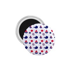 Nautical Sea Pattern 1 75  Button Magnet by StuffOrSomething