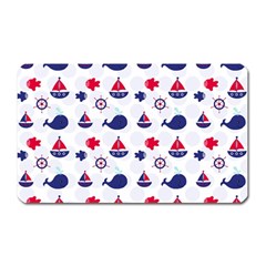 Nautical Sea Pattern Magnet (rectangular)