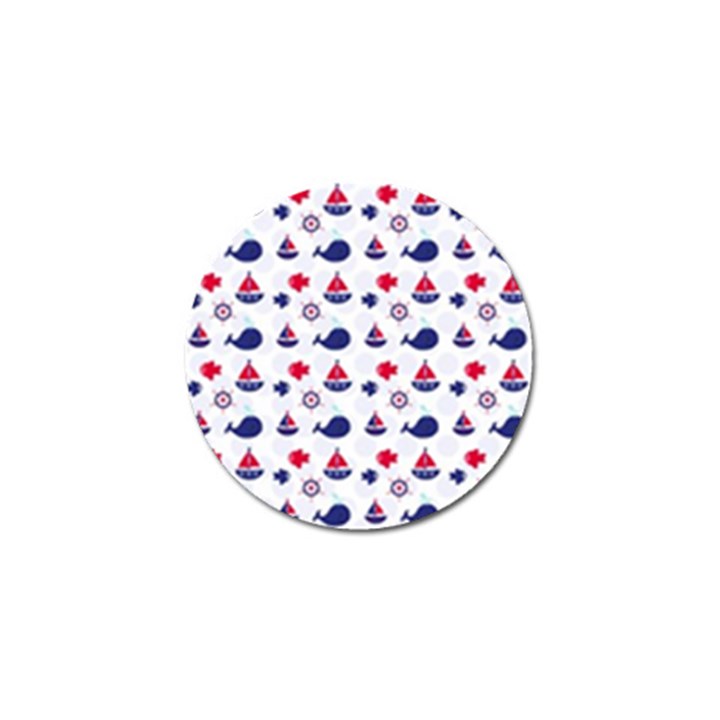 Nautical Sea Pattern Golf Ball Marker 10 Pack