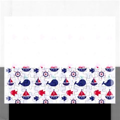 Nautical Sea Pattern Jigsaw Puzzle (rectangle) by StuffOrSomething