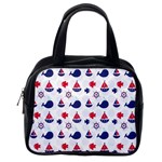 Nautical Sea Pattern Classic Handbag (Two Sides) Back