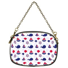 Nautical Sea Pattern Chain Purse (one Side) by StuffOrSomething