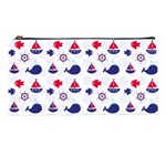 Nautical Sea Pattern Pencil Case Front