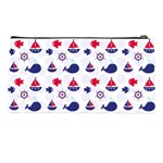 Nautical Sea Pattern Pencil Case Back