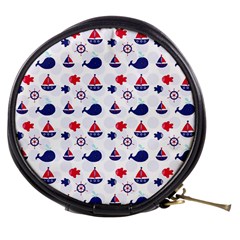 Nautical Sea Pattern Mini Makeup Case