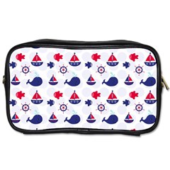 Nautical Sea Pattern Travel Toiletry Bag (one Side) by StuffOrSomething