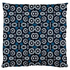 Floral Print Seamless Pattern In Cold Tones  Standard Flano Cushion Case (one Side)