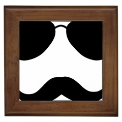 Aviators Tache Framed Ceramic Tile