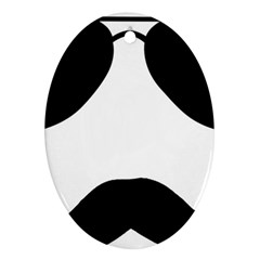 Aviators Tache Oval Ornament