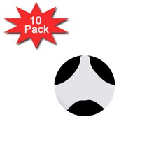 Aviators Tache 1  Mini Button (10 Pack)