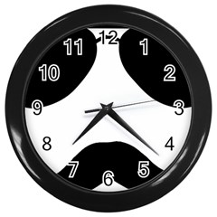 Aviators Tache Wall Clock (black)