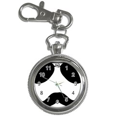 Aviators Tache Key Chain Watch