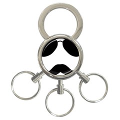 Aviators Tache 3-ring Key Chain