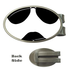 Aviators Tache Money Clip (oval)