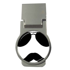 Aviators Tache Money Clip (round)