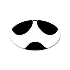 Aviators Tache Sticker (oval) by YAYA