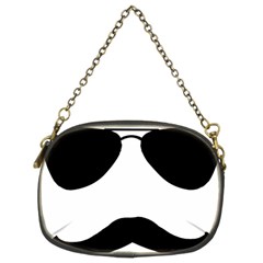 Aviators Tache Chain Purse (two Sided) 