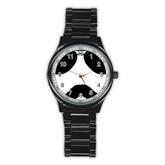 Aviators Tache Sport Metal Watch (black)