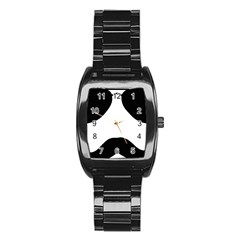 Aviators Tache Stainless Steel Barrel Watch