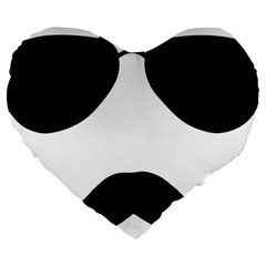 Aviators Tache 19  Premium Flano Heart Shape Cushion