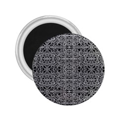 Cyberpunk Silver Print Pattern  2 25  Button Magnet by dflcprints