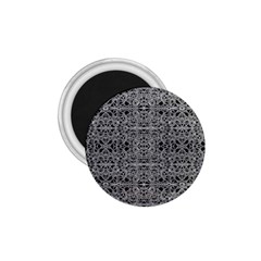 Cyberpunk Silver Print Pattern  1 75  Button Magnet by dflcprints