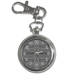 Cyberpunk Silver Print Pattern  Key Chain Watch by dflcprints