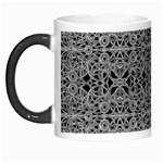 Cyberpunk Silver Print Pattern  Morph Mug Left