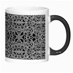 Cyberpunk Silver Print Pattern  Morph Mug Right