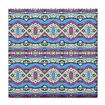 Aztec Style Pattern in Pastel Colors Ceramic Tile Front