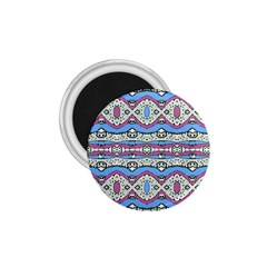 Aztec Style Pattern In Pastel Colors 1 75  Button Magnet by dflcprints