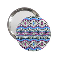 Aztec Style Pattern In Pastel Colors Handbag Mirror (2 25 ) by dflcprints