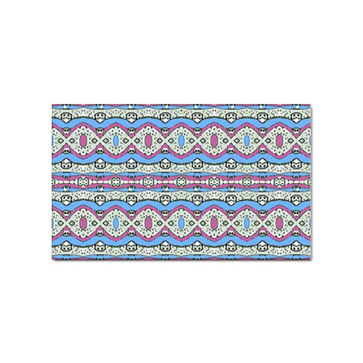 Aztec Style Pattern in Pastel Colors Sticker (Rectangle)