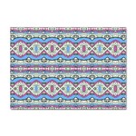 Aztec Style Pattern in Pastel Colors A4 Sticker 10 Pack Front