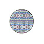 Aztec Style Pattern in Pastel Colors Golf Ball Marker (for Hat Clip) Front