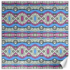 Aztec Style Pattern In Pastel Colors Canvas 16  X 16  (unframed) by dflcprints