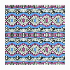 Aztec Style Pattern In Pastel Colors Glasses Cloth (medium) by dflcprints