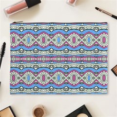 Aztec Style Pattern In Pastel Colors Cosmetic Bag (xl) by dflcprints