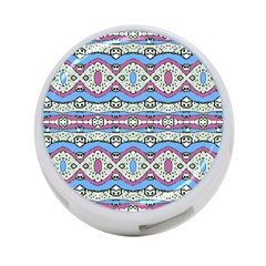 Aztec Style Pattern In Pastel Colors 4-port Usb Hub (one Side)