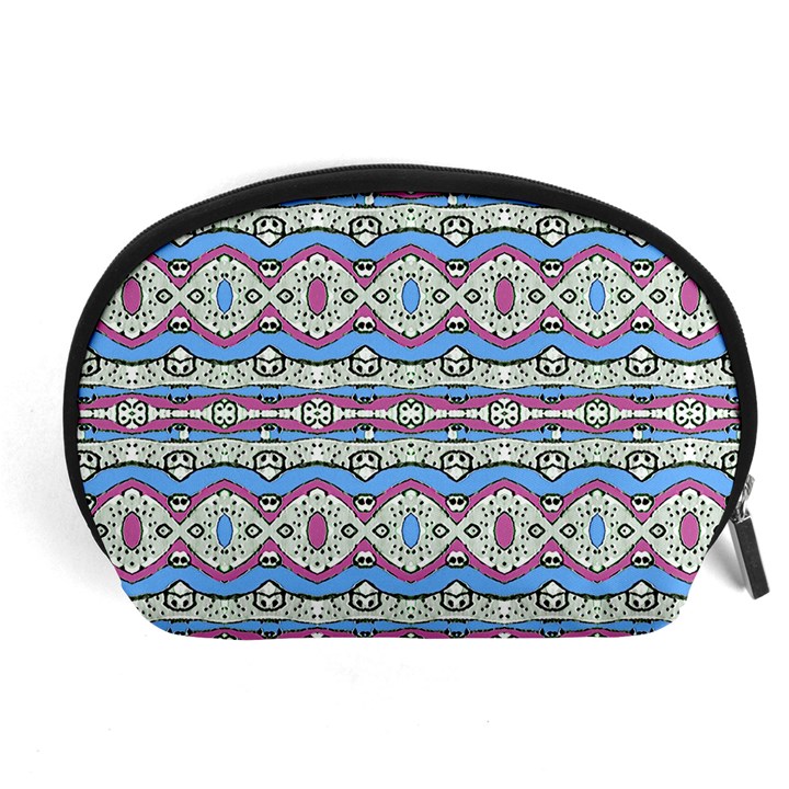 Aztec Style Pattern in Pastel Colors Accessory Pouch (Large)