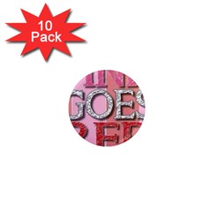 Image 1  Mini Button Magnet (10 Pack)