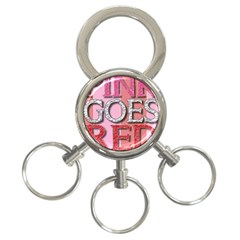 Image 3-ring Key Chain