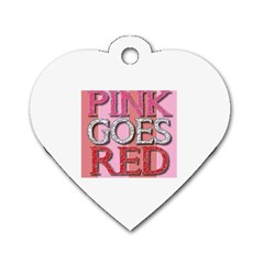 Image Dog Tag Heart (two Sided)