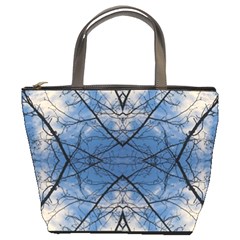 Winters Sky By Saprillika Bucket Handbag